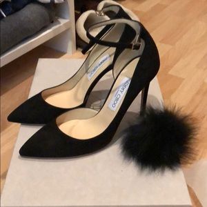 Jimmy Choo Rosa 100 Black 38 1/2